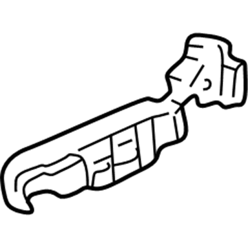 81515-S87-A50ZC Honda Cover, L. Center *B95L* (LAPIS) Illustration 1 of 1