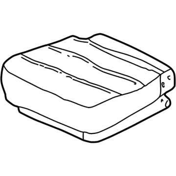 Honda 81731-S0X-A22ZC Cover, Driver Side Middle Seat Cushion Trim (Mild Beige) (Johnson)