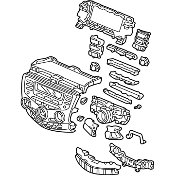 39179-SDA-A31ZA Honda Panel *NH482L* (UA BLACK METALLIC) Illustration 1 of 1