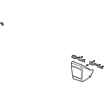 Honda 77310-SCV-A11ZB Cover Assy., Center (Lower) *NH361L* (CF GRAY)