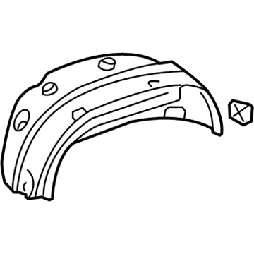 Honda 74551-S9V-A10 Cover, R. RR. Fender
