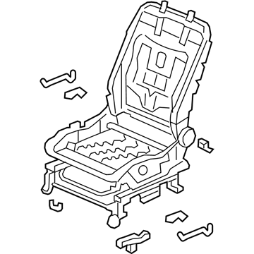 81526-SZA-A01 Honda Left Front Seat Frame Illustration 1 of 1