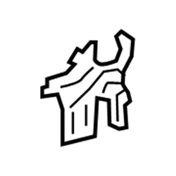 81233-TA0-A81ZD Honda Cover, R. Inner-Reclining (Lower) (Outer) *YR412L* (BRIGHT IVORY) Illustration 1 of 1