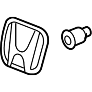 75701-T2A-A01 Honda Emblem (H) Illustration 1 of 1