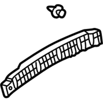 Honda 83253-SDN-A01 Pad, L. FR. Roof Side