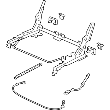 81710-SZA-A01 Honda Device, L. Middle Seat Illustration 1 of 1