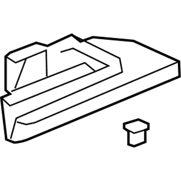 81795-SZA-A01ZB Honda Cover, L. RR. Middle Seat Foot(Outer) *NH167L* (GRAPHITE BLACK) Illustration 1 of 1