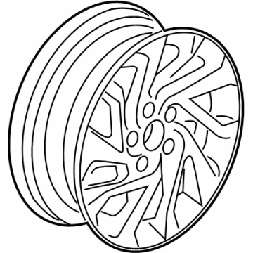 Honda 42700-TBA-A71 Wheel, Disk Al 16X