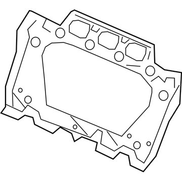 Honda 66520-TRW-A00 Plate Comp, RR. BHD