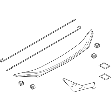 2016 Honda Civic Spoiler - 08F10-TBA-190