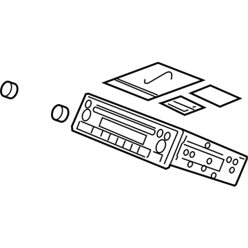 Honda 39100-SWA-A50 Tuner Assy. (40Wx4) 39100-SWA-A50 Honda Tuner Assy. (40Wx4) Illustration 1 of 1