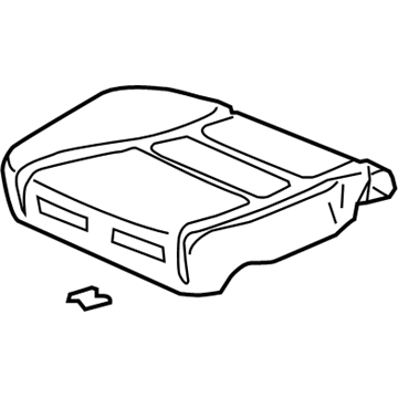 Honda 81137-SDB-L71 Pad, Right Front Seat Cushion (Ts Tech)