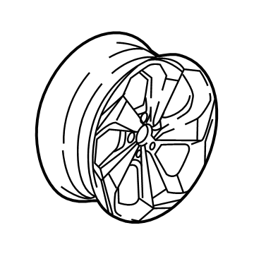 Honda 42800-TVC-AA2 Wheel Assembly, Aluminum (19X8 1/2J) (Citic Dicastal)