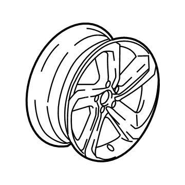Honda 42700-TVA-A94 Disk, Aluminum Wheel (19X8 1/2J) (Enkei)