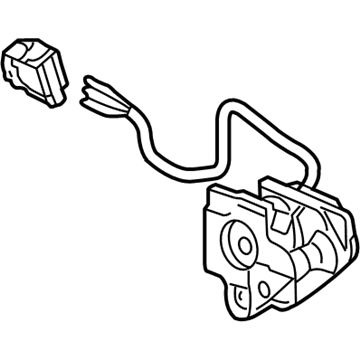2007 Honda Accord Hybrid Mirror Actuator - 76210-SEA-E21