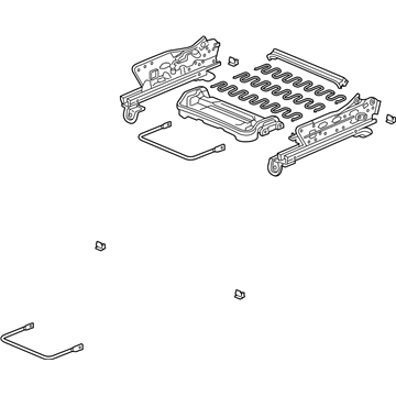 Honda 81136-SDA-A01 Frame, R. FR. Seat Cushion