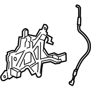 72642-SHJ-A02 Honda Crank Assy., R. Slide Door Handle (Outer) Illustration 1 of 1