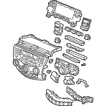 39179-SDA-L31ZA Honda Panel *NH482L* (UA BLACK METALLIC) Illustration 1 of 1