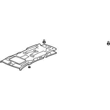 Honda 83200-SHJ-A41ZC Lining Assy., Roof *YR239L* (Sunroof) (KI IVORY)