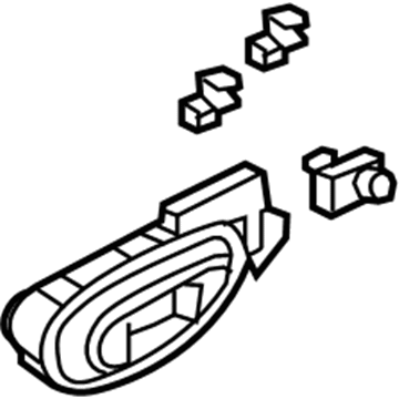 72620-SNA-A21ZA Honda Handle Assembly, Right Rear Inside (Dark Royal Blue) Illustration 1 of 1