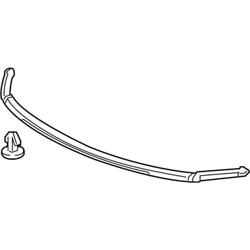 Honda 74146-TK8-A11 Rubber, R. Hood Seal