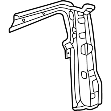 Honda 64740-SCV-A02ZZ Pillar, L. RR. (Inner)