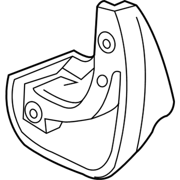 Honda Fit Mud Flaps - 08P00-TK6-100