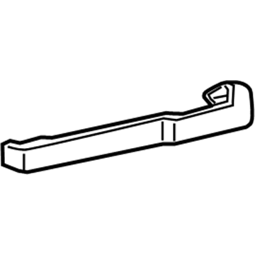 Honda 81669-TA0-A71ZD Cover, L. Rail (Upper) (Outer)*NH597L* (DARK ATLAS GRAY)