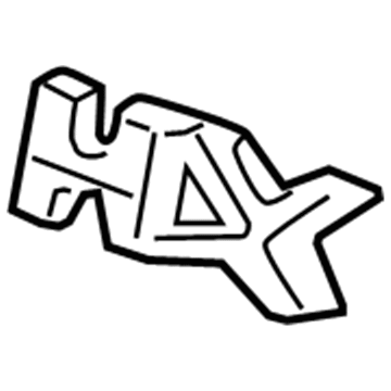 2002 Honda Civic Emblem - 08F19-S5P-100