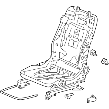 81526-SZT-A03 Honda Left Front Seat Frame Illustration 1 of 1