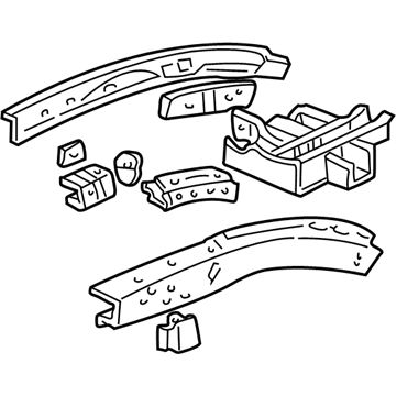 Honda 60910-S3V-A01ZZ Frame, L. FR. Side