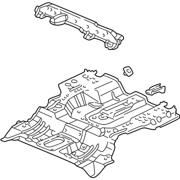Honda 04655-S5A-A00ZZ Panel Set, RR. Floor