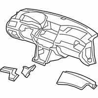 Honda Crosstour Instrument Panel - 77100-TA5-A01ZA Panel Assy *NH167L*