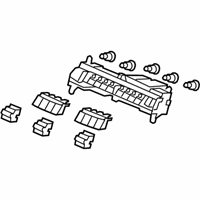 Honda Crosstour A/C Switch - 79600-TP6-A01ZA Control Assy., Auto Air Conditioner *NH699L* (NEUTRAL MAT GUN METALLIC)