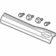 Honda 74890-SCV-A70ZD Garnish Assembly, Rear License (Silver Metallic)