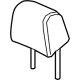 Honda 81140-3A0-A71ZA HEADREST *NH900L*