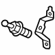 Honda 74873-T0A-A00 Bracket, L. Tailgate Opener Stay (Lower)