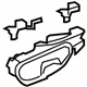 Honda 72120-SVA-A22ZA Handle Assembly, Right Front Inside (Graphite Black)