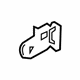 Honda 82182-SDR-003 Bracket, R. RR. Armrest