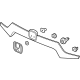 Honda 74890-TVA-A11ZC Garnish Assy., RR. License *R94* (SAN MARINO RED)