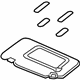 Honda 83280-T7W-A12ZA Sunvisor, L (Platinum Gray)