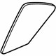 Honda 73455-TR3-L00 Glass, L. RR. Door Quarter (Green)(Agc)