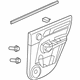 Honda 83751-SWA-A01ZA Lining, L. RR. Door (Lower) *NH598L* (ATLAS GRAY)