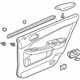 Honda 83750-SDB-A11ZA Lining Assy., L. RR. Door *NH167L* (GRAPHITE BLACK)