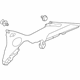 Honda 84185-TGG-A11ZA Garnish, L. RR. Pillar *NH900L* (DEEP BLACK)