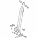 Honda 04814-TNY-A00ZA Outer Set, Right Front Seat Belt (Sandstorm)