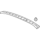 Honda 84443-TG7-A00ZA Garnish Assy., Tailgate (Upper) *NH900L* (DEEP BLACK)