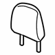 Honda 82140-T6Z-A41ZC Headrest Assy., RR. (Outer) *NH900L* (LEA) (DEEP BLACK)