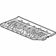 Honda 82591-T6Z-A01ZB Cover, L. RR. Seat Cushion (Lower) *NH900L* (DEEP BLACK)