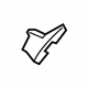 Honda 77103-TP6-A01ZA Pad,Dr Mid *NH167L*